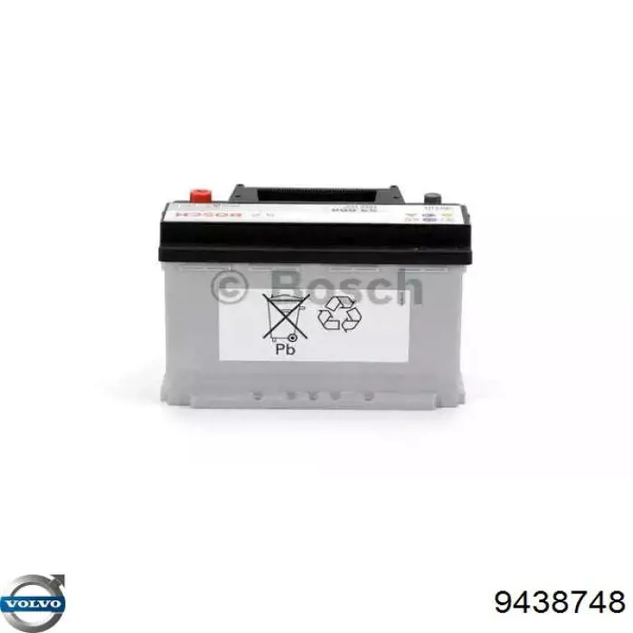Батарея акумуляторна Volvo 9438748 ціна, від 272.07 USD