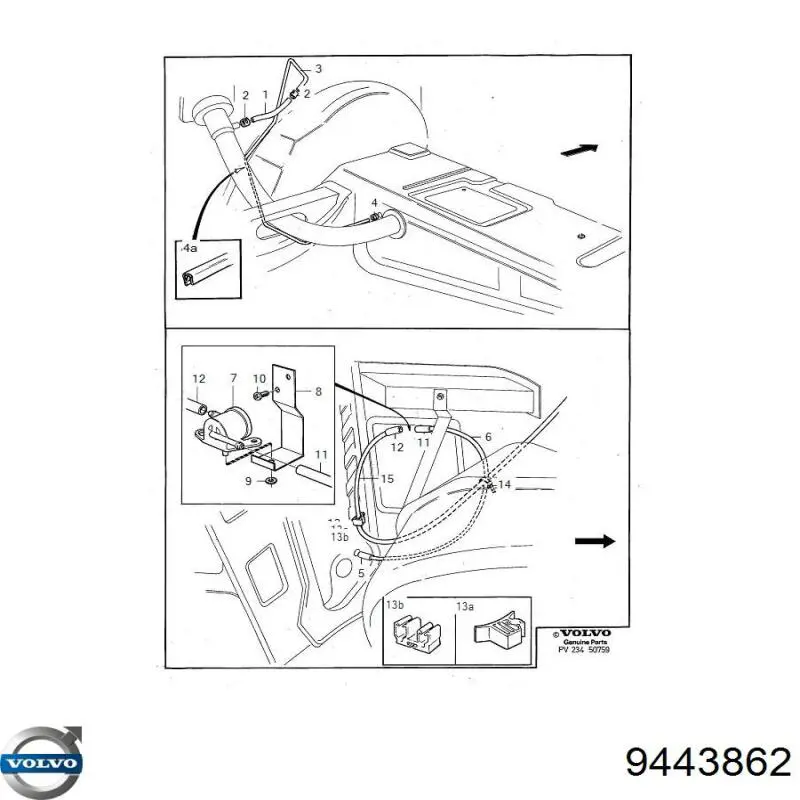 Купити 9443862 Volvo 