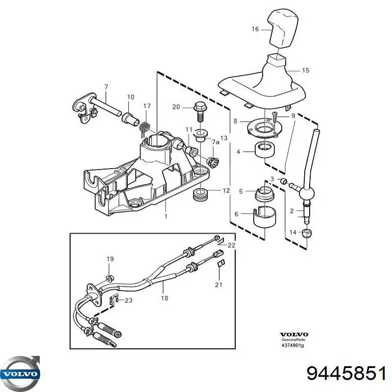  Volvo 9445851 ціна, від 41.16 USD