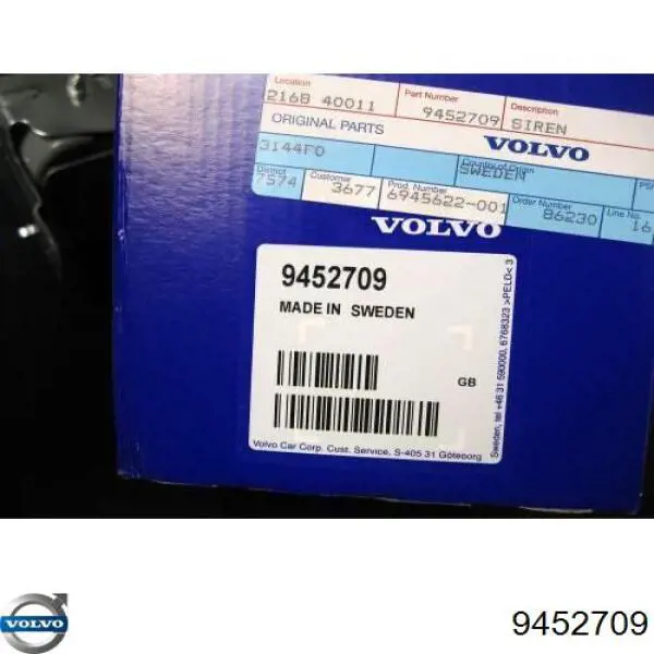  Volvo 9452708 ціна, від 63.34 USD