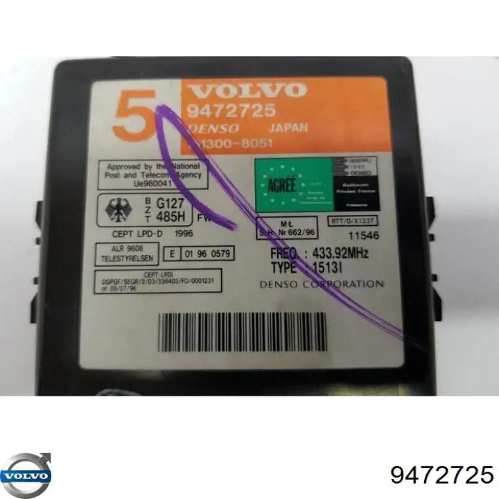 9472725 Volvo 