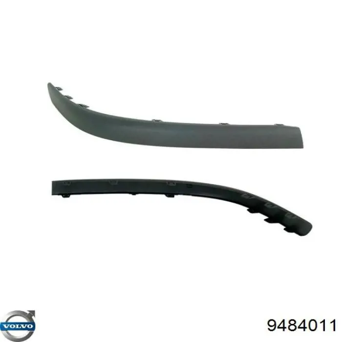 Молдинг переднього бампера, правий Volvo 9484011 ціна, від 34.70 USD