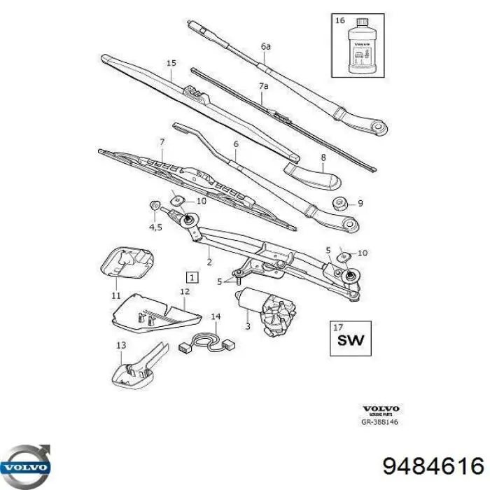  Volvo 9484616 ціна, від 24.99 USD