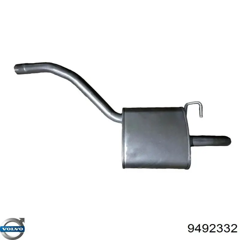 9492332 Volvo Глушилка задня