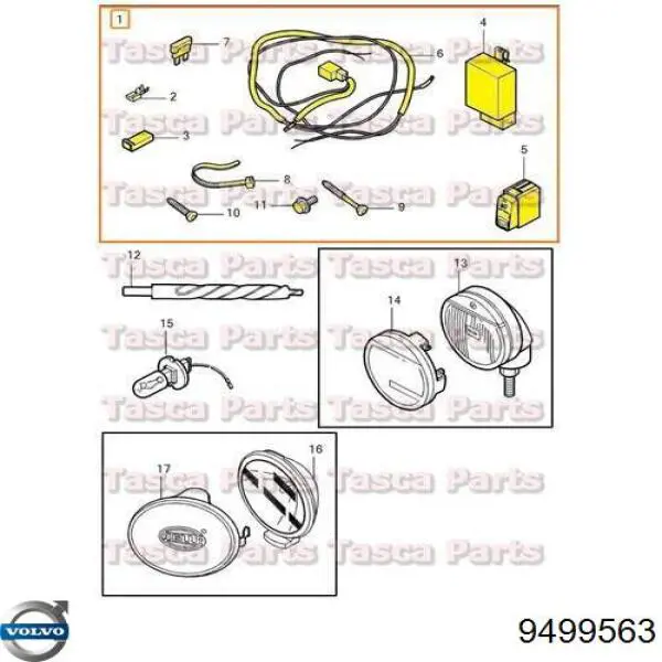 Купити 9499563 Volvo 