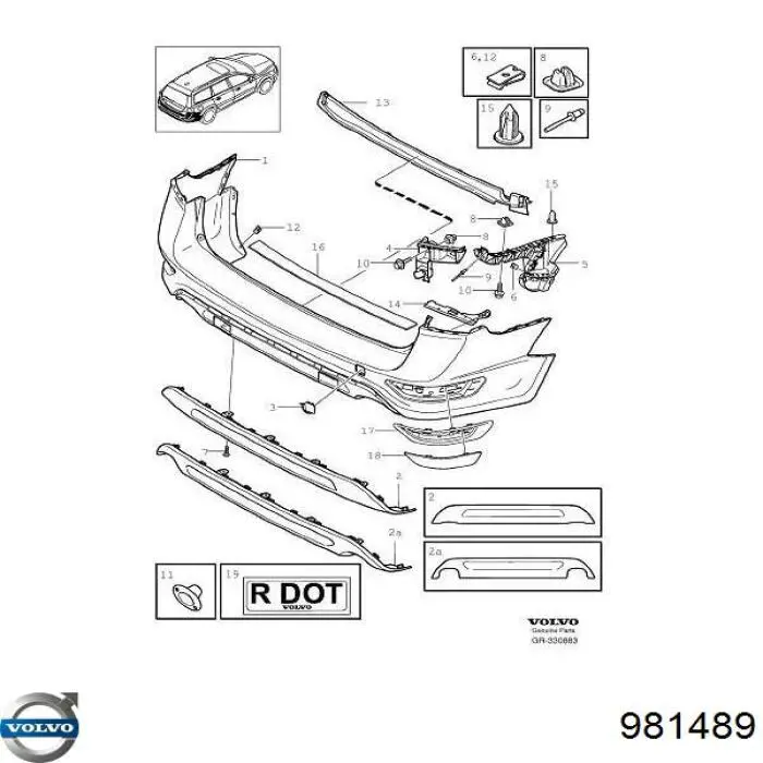  Volvo 9807405 ціна, від 1.95 USD