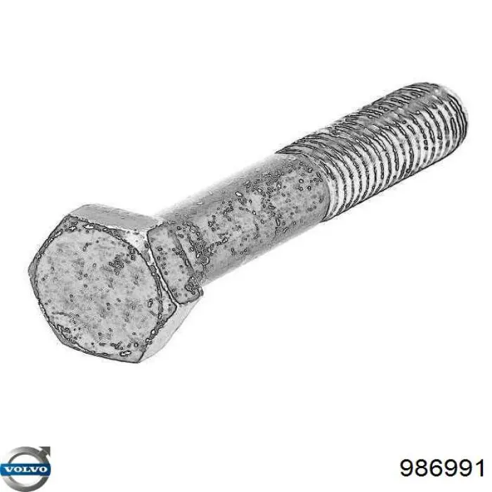 Купити 986991 Volvo Гайка кріплення приймальної труби глушника (штанів)