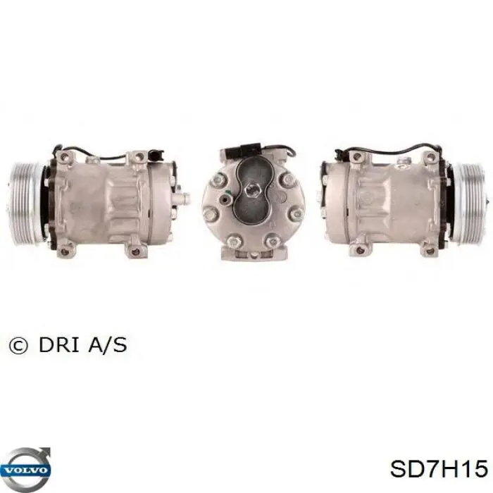 SD7H15 Volvo Компресор холодоагенту