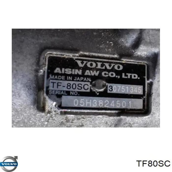 TF80SC Volvo акпп в зборі (автоматична коробка передач)