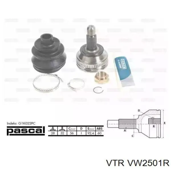 Купити Пильник ШРУСа зовнішній Chery Elara /FORA/A5FL/VORTEX ESTINA  