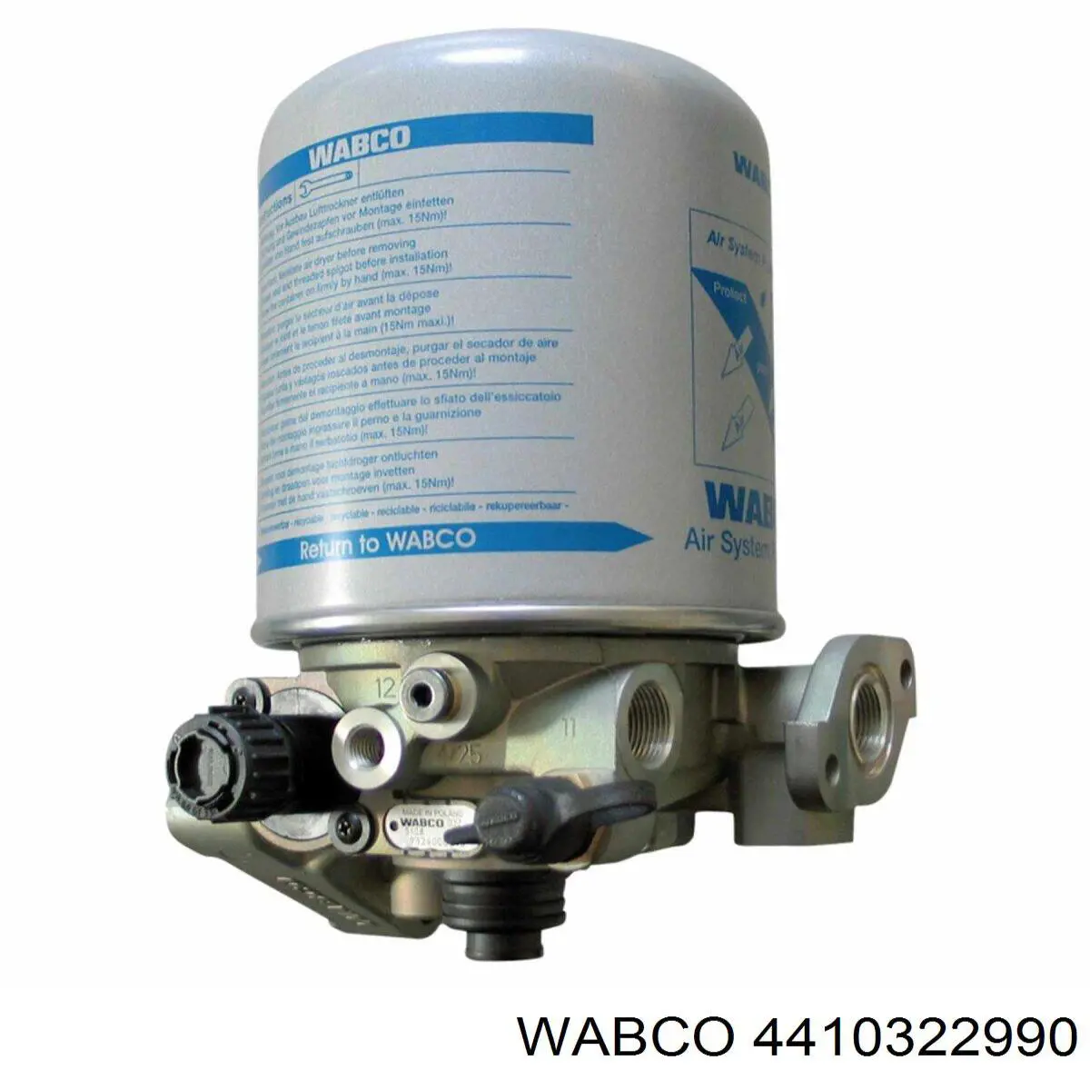 Датчик АБС (ABC) передній, правий Wabco 4410322990