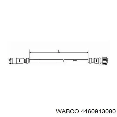 Регулюючий клапан охолоджувальної рідини 4460913080 Wabco