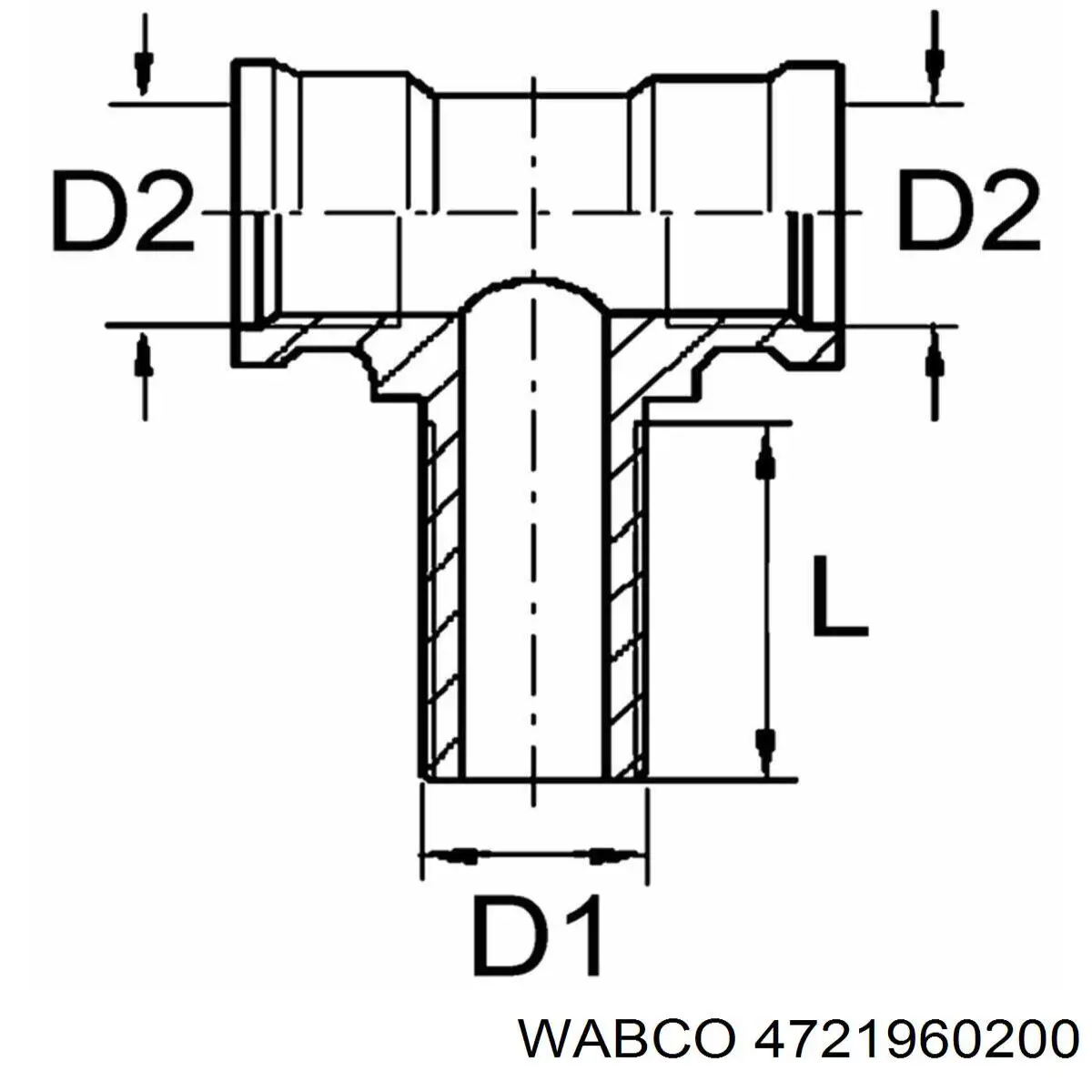Система електронного керування АБС Wabco 4721960200