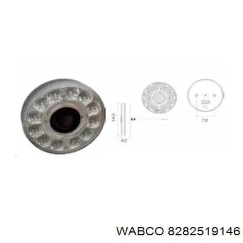 8282519146 Wabco Трубка гальмівної системи, бухта