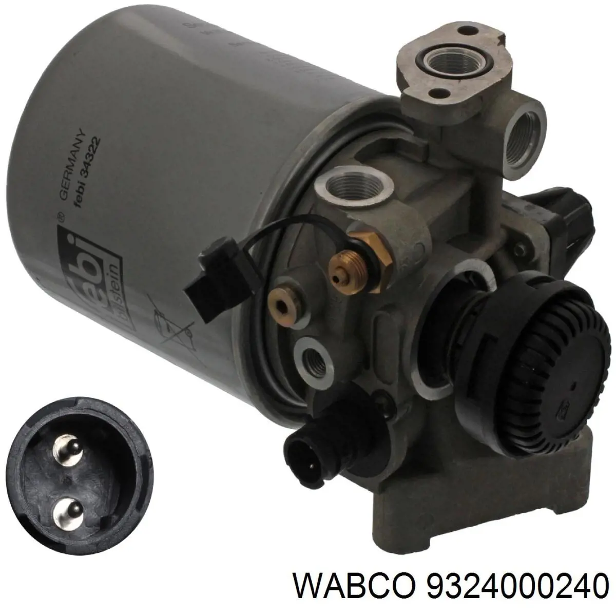 Осушувач повітря пневматичної системи 9324000240 Wabco