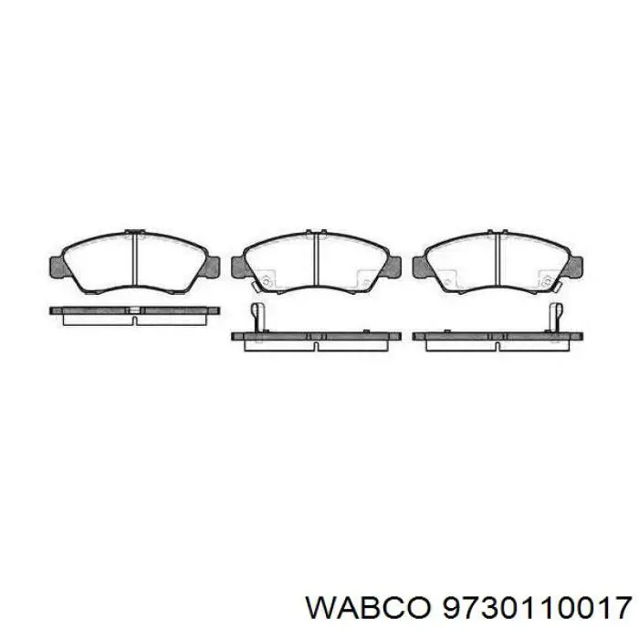 9730110017 Wabco прискорювальний клапан пневмосистеми