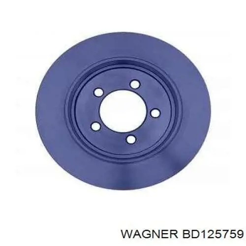 BD125759 Wagner диск гальмівний задній
