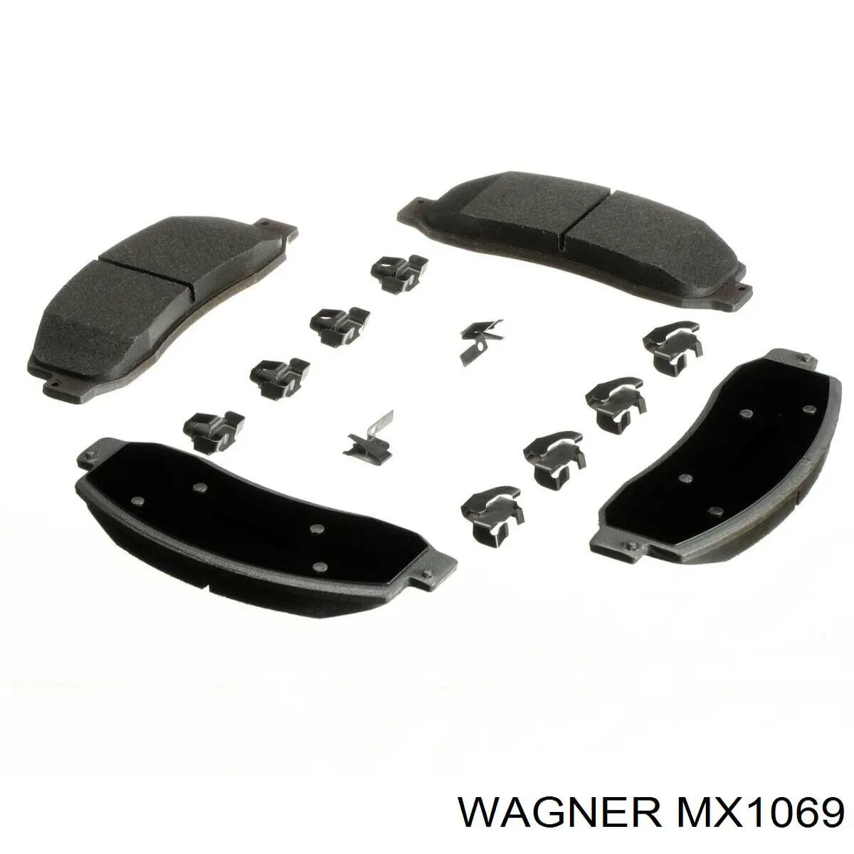 Купити MX1069 Wagner Колодки гальмівні передні, дискові