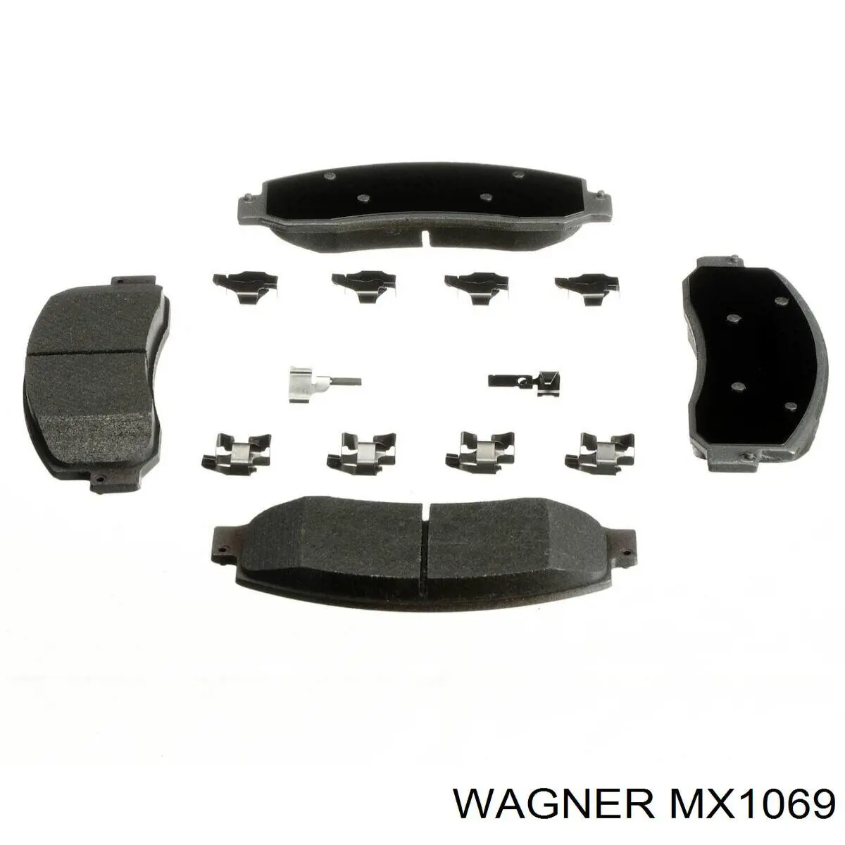 Передні тормозні колодки MX1069 Wagner