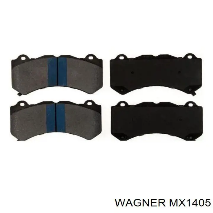 Гальмівні колодки Wagner MX1405 ціна, від 85.03 USD