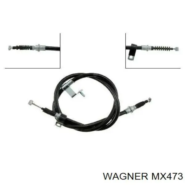 MX473 Wagner колодки гальмівні передні, дискові