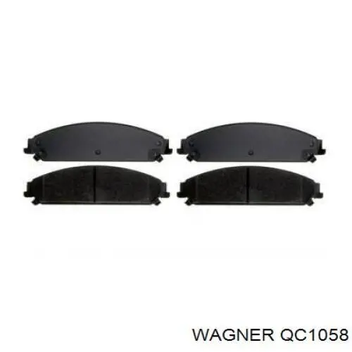 Гальмівні колодки Wagner QC1058 ціна, від 51.04 USD
