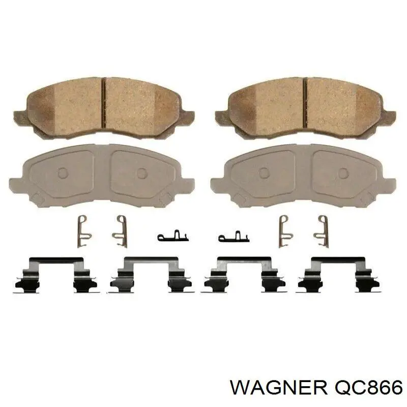 Гальмівні колодки Wagner QC866 ціна, від 28.07 USD