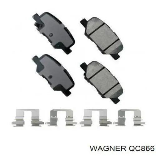 QC866 Wagner Передні гальмівні колодки