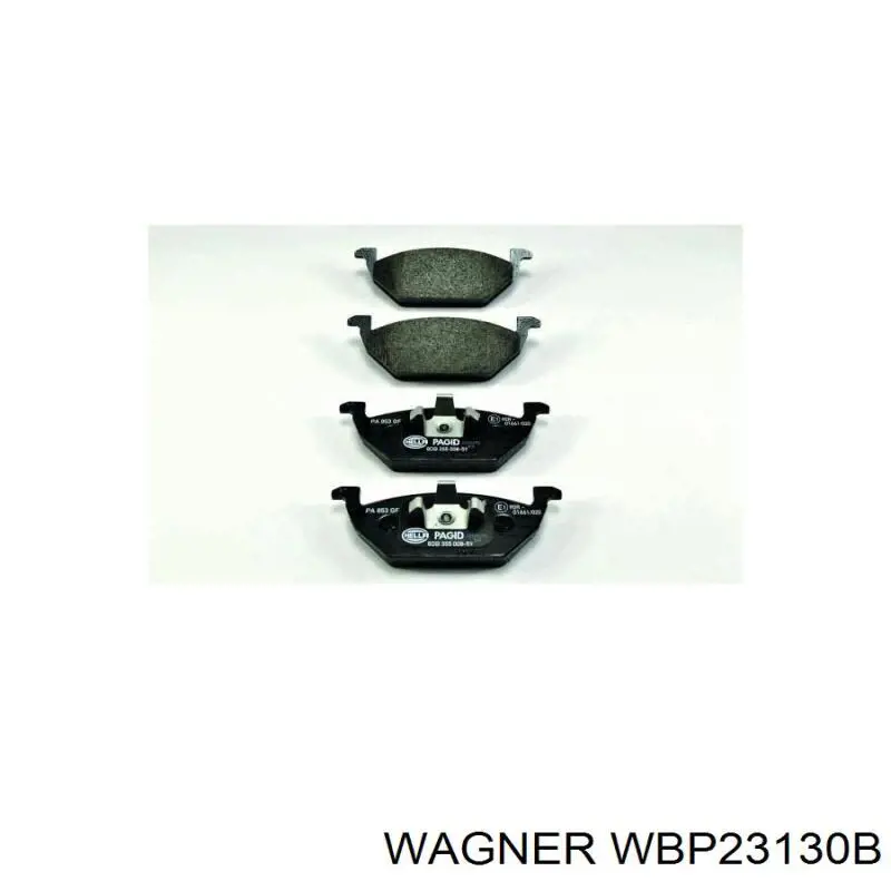 Передні тормозні колодки WBP23130B Wagner