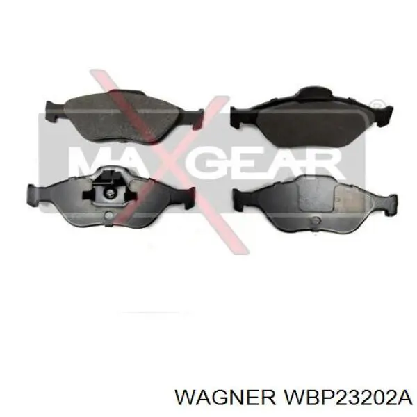 Передні тормозні колодки WBP23202A Wagner