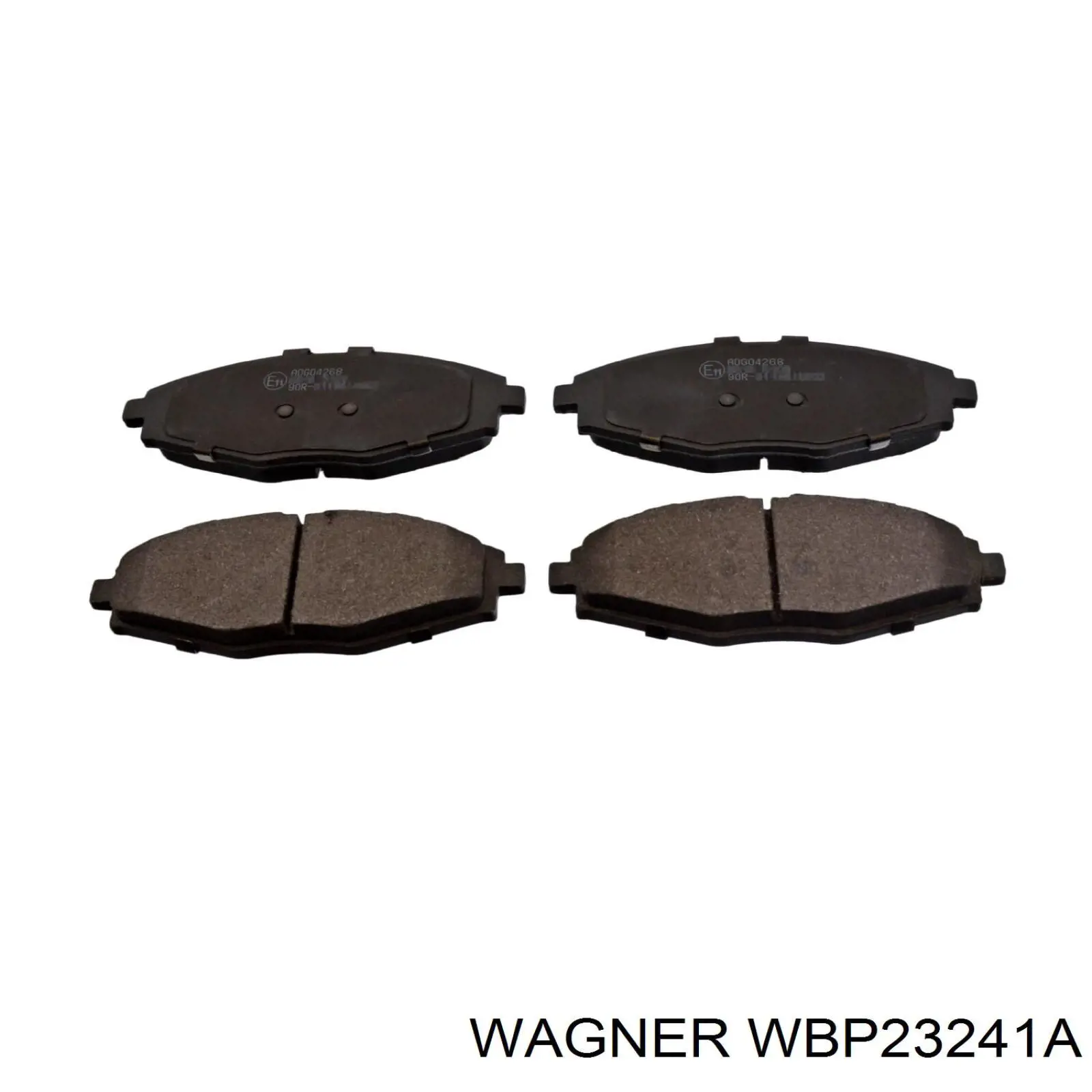 Передні тормозні колодки WBP23241A Wagner