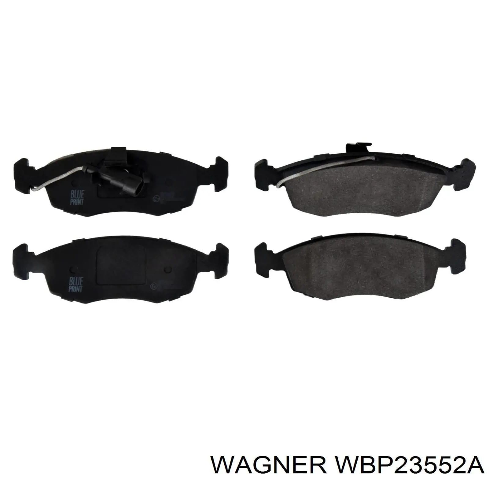 WBP23552A Wagner колодки гальмівні передні, дискові