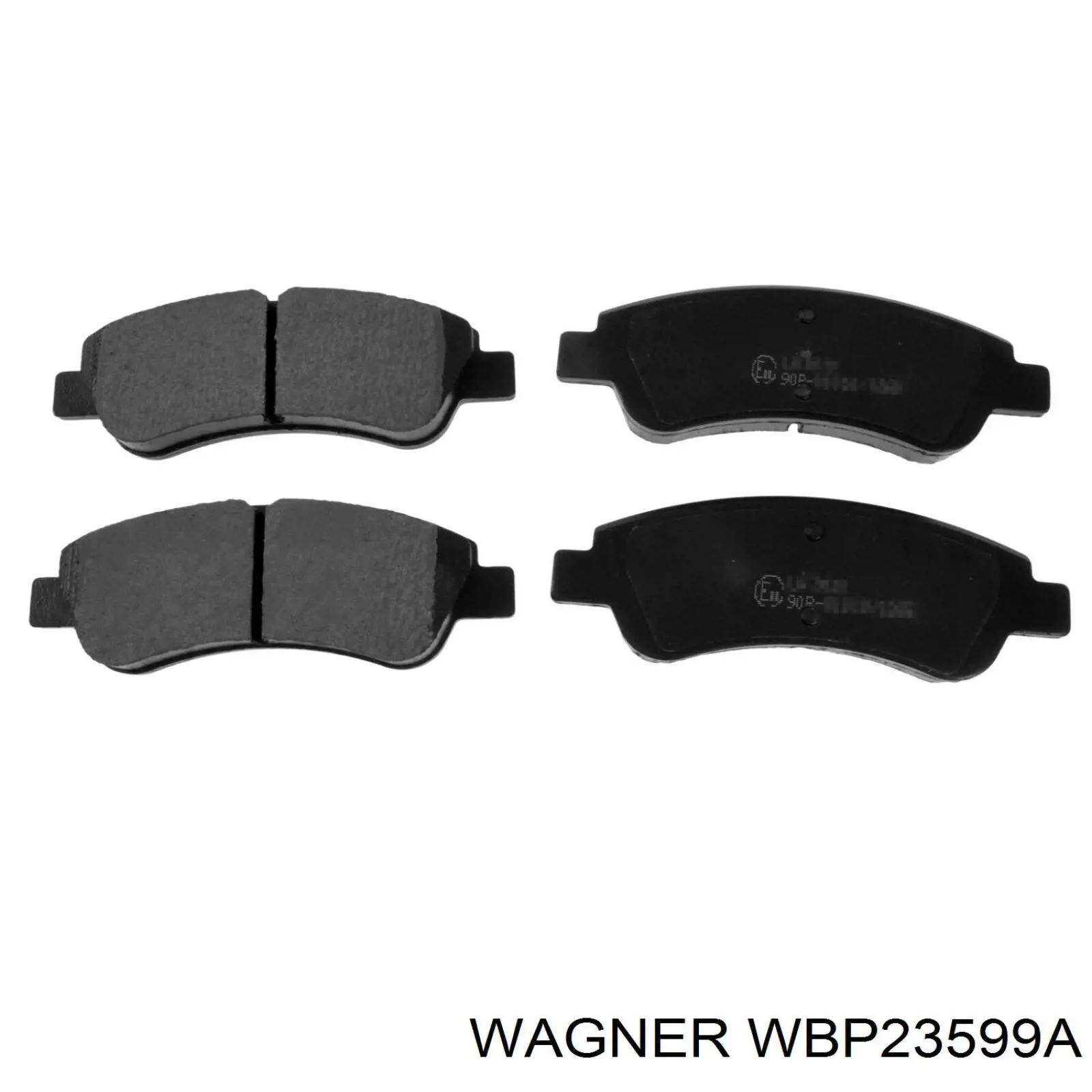 WBP23599A Wagner колодки гальмівні передні, дискові
