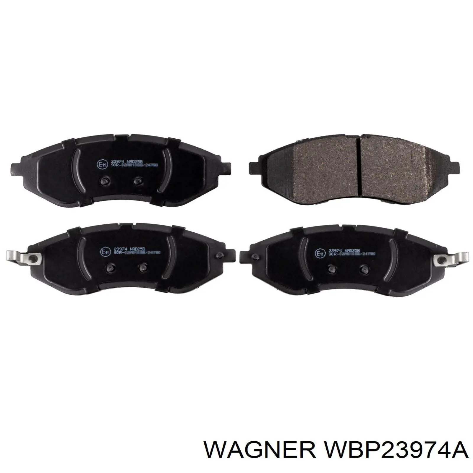 Гальмівні колодки Wagner WBP23974A ціна, від 14.11 USD