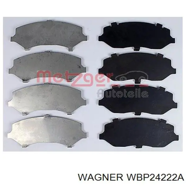 Гальмівні колодки Wagner WBP24222A ціна, від 39.09 USD