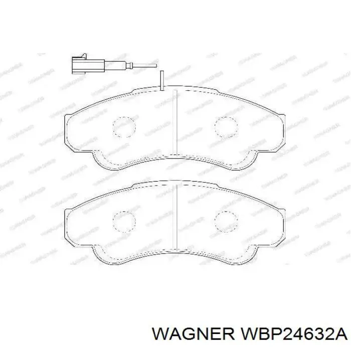 Тормозні колодки Wagner WBP24632A