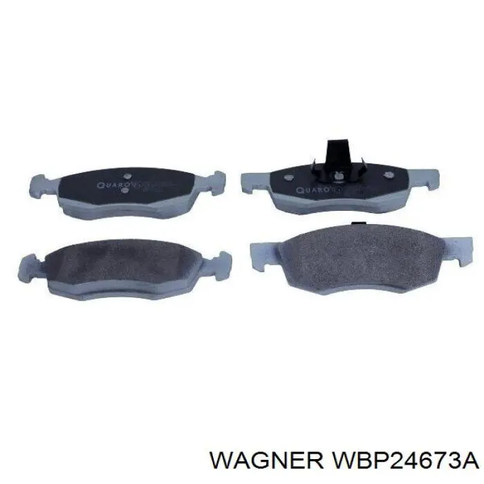 Передні тормозні колодки WBP24673A Wagner