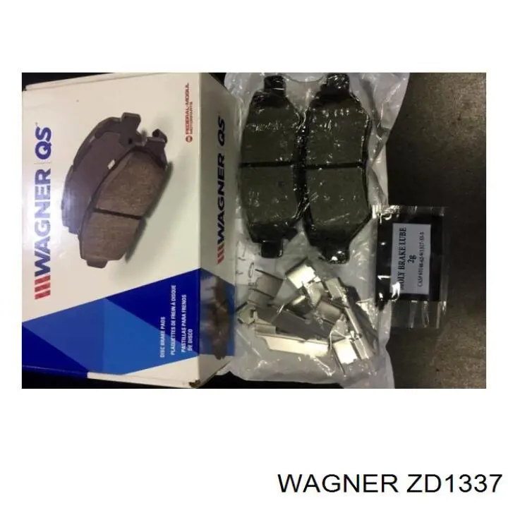 ZD1337 Wagner колодки гальмові задні, дискові