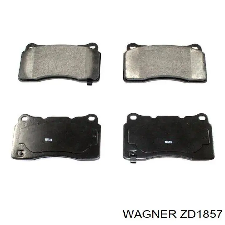 Купити ZD1857 Wagner Задні колодки
