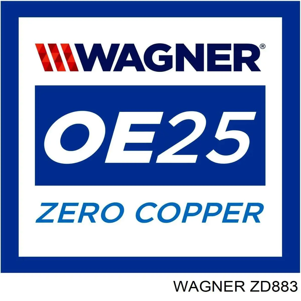 Купити ZD883 Wagner Задні колодки