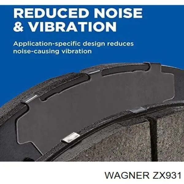 Гальмівні колодки Wagner ZX931 ціна, від 30.25 USD