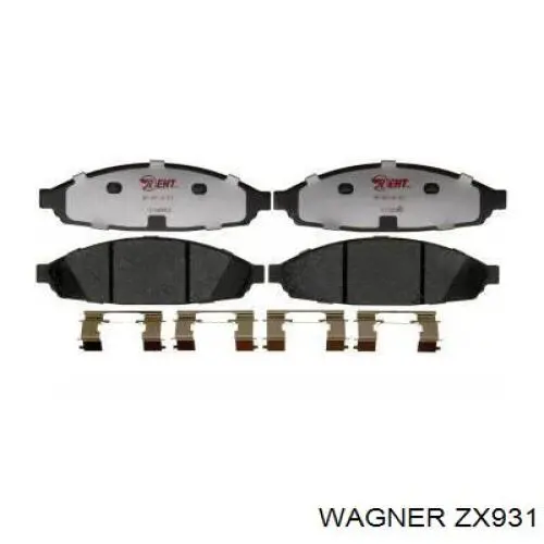 ZX931 Wagner Передні гальмівні колодки