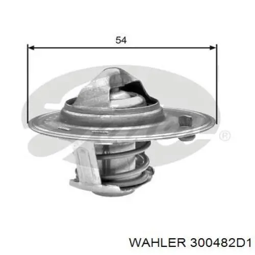 Купити 7701039156 Renault (RVI) Термостат в корпусі