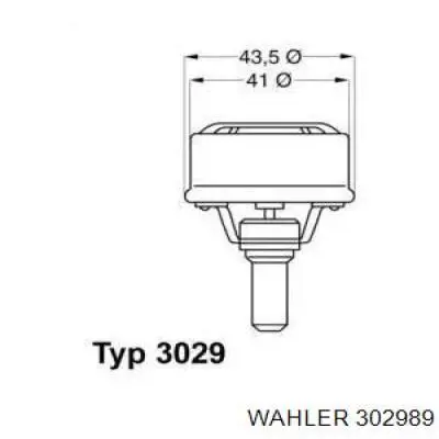Купити 302989 Wahler Термостат в корпусі