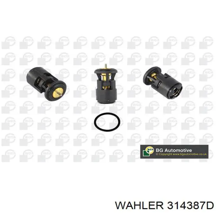 Купити 314387D Wahler Термостат в корпусі