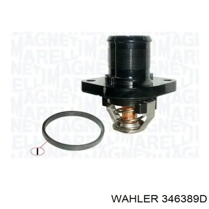 Купити 346389D Wahler Термостат в корпусі