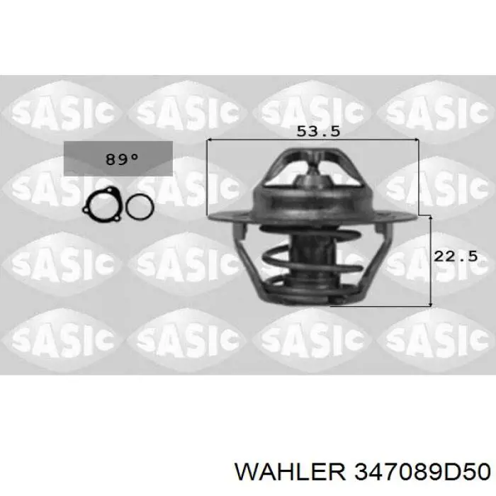 Автомобільний термостат Wahler 347089D50 ціна, від 7.64 USD