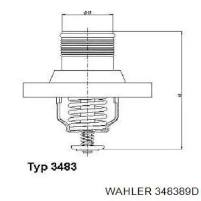 Автомобільний термостат Wahler 348389D ціна, від 14.64 USD
