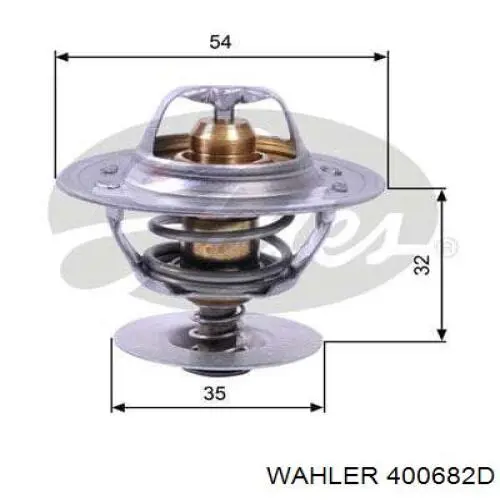 Термостат 400682D Wahler