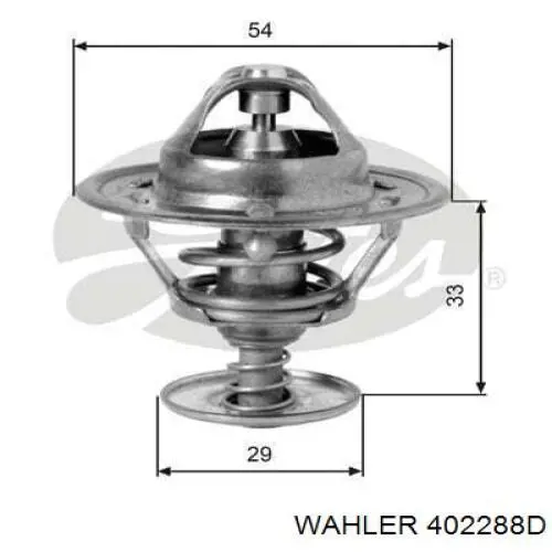 Термостат 402288D Wahler